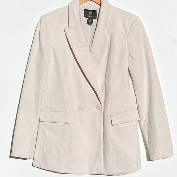 House of Harlow 1960 Jackets & Blazers - HOUSE OF HARLOW 1960 Women’s Cream Corduroy Oversized Blazer Size medium